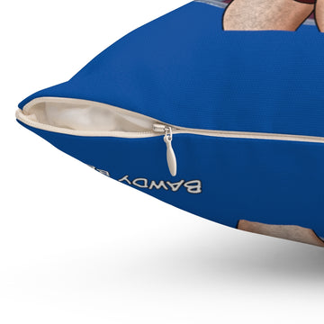 Nice & Naughty Red Guardian / Adult Content Spun Polyester Square Pillow